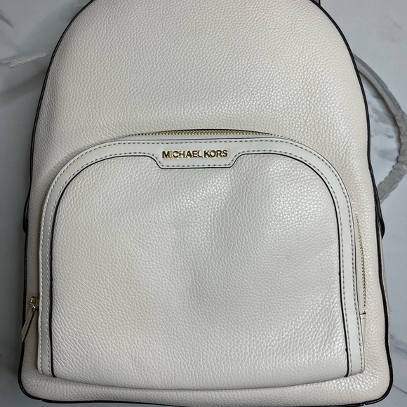 Michael Kors Jaycee Large Leather Backpack - Picture 2 of 8